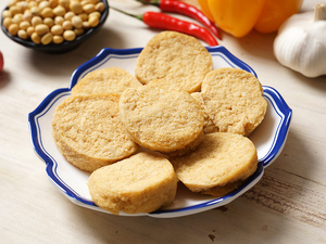 多味坊油炸素鸡片200g商用豆制品麻辣串家庭火锅烧烤食材素鸡