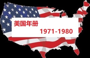 美国  1971 - 1980 十年年册 大全套 外国邮票  290票 全新 集邮