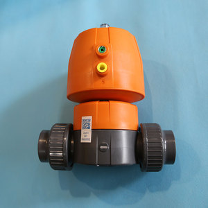 00同款货源云锋阀门厂888淘宝pvc塑料y型法兰液动气动隔膜阀替代