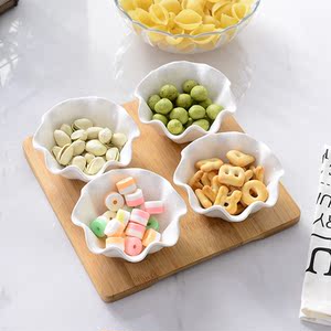 日式零食盘陶瓷干果盘点心盘糖果盘调味小碟子小吃盘子瓜子坚果盘