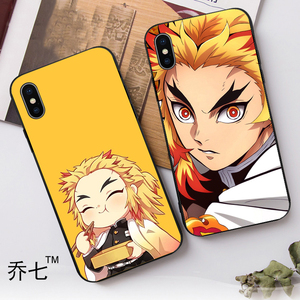 炼狱杏寿郎手机壳磨砂se3适用xsmax苹果12pro软8p小米11鬼灭之刃7