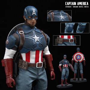 漫画威复仇者联盟4美国队长磁力盾牌美队兵人偶可动手办模型玩具