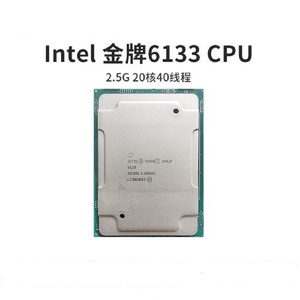 Intel Xeon  6133 正式版 CPU 20核40线程2.5GHz Gold