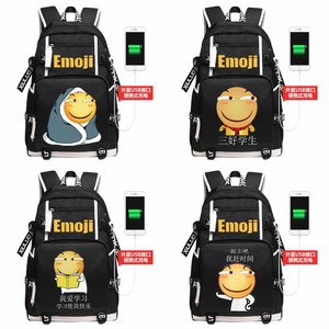 新款表情周边书包滑稽脸显卡吧二次元恶搞动漫卡通男女学生双肩包