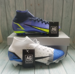 刺客14fg儿童学生高帮c罗男女长钉ag短钉小李子刺客足球鞋超顶