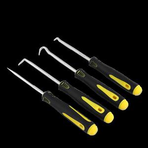 弯钩起子勾批螺丝刀尖头螺丝刀纱窗拆压条胶条工具油封起子勾子套