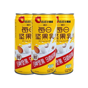 洽洽每日坚果乳240ml罐装恰恰坚果先生植物蛋白饮料早餐奶小黄罐