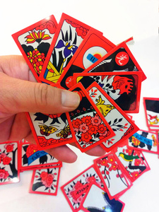 韩国画图花札卡牌花牌聚会娱乐朝鲜族民俗传统特色出国旅游纪念品