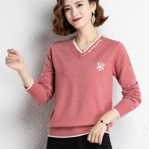 三利羊毛衫浅秋2022春季新款时尚女装品牌针织羊绒衫褚老大毛衣