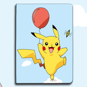 读书郎c15保护套c10可爱彩绘皮卡丘平板皮套卡通全包边软壳防摔硅胶