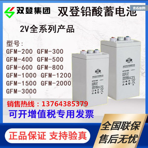 双登铅酸免维护蓄电池2V GFM-200/600/800/1000/2000基站通信电源