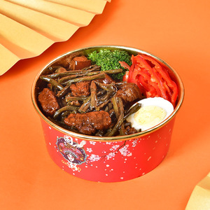 粮农干豆角烧肉商用料理包220g10袋简餐外卖快餐盖浇饭速食菜肴包