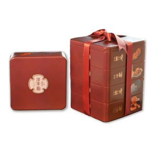 庆联 广东佛山特产传统糕点地方小吃岭南手信 年货伴手礼860g*4盒