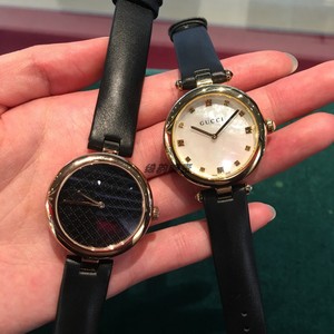 gucci/古驰手表古奇皮带贝母表盘时尚全智贤同款石英女表ya141505