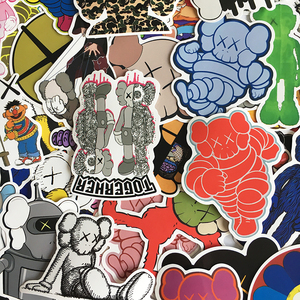 潮流logo创意防水电脑贴画笔记本吉他滑板旅行拉杆箱贴纸装饰小图案