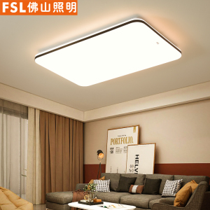 佛山照明北欧客厅灯简约现代长方形家用小户型吸顶灯新款官方旗舰