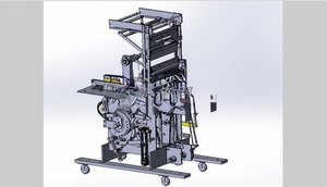 生活用品类自动包装机（凸轮、连杆机构）图纸CAD设备3D模型203