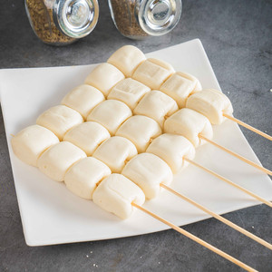 奶油馒头串烧烤