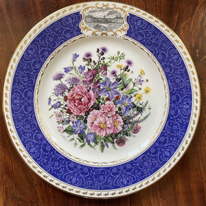 royal doulton 皇家道尔顿 英国1999年切尔西花展纪念瓷碟 收藏盘