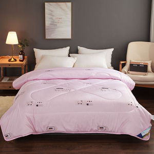 杉杉家纺品质羊毛被6斤纯色秋冬被子ssyb-9001企业礼品可定制logo