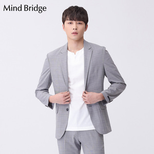 mind bridge百家好男士西装 商务休闲系列 韩版mujk3105