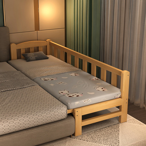 儿童拼接床加宽床大人可睡实木床可定制床边宝宝婴儿小床拼接大床