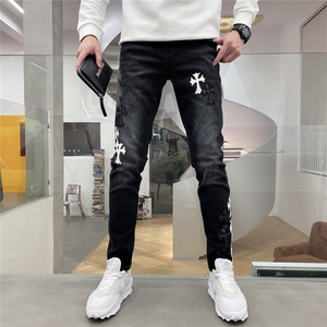 克罗心牛仔裤男士