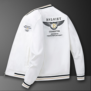 宾利汽车车友会服4s店工装工作服定制休闲夹克连帽开衫外套上衣服0人