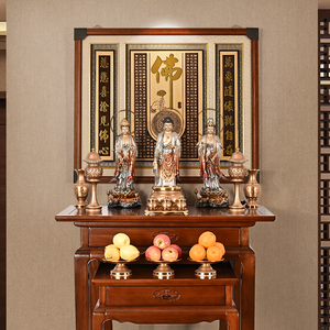 佛字挂画供佛桌背景装饰画玄关般若壁画中式茶室墙壁画0人付款2880