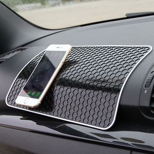 汽车内车载防滑垫车用超大号仪表台耐高温香水摆件手机置物贴垫子