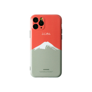 VAVENUE原创富士山13promaxs适用苹果Xr手机壳iphone12保护套日本