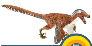 Safari仿真动物恐龙模型玩具 羽毛迅猛龙100032
