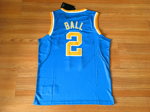 篮球服隆佐 波尔大学球衣 2号 ball 球哥 鲍尔 新面料 刺绣