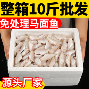 耗儿鱼新鲜冷冻10斤小号商用整箱火锅中大马面鱼扒皮剥皮鱼海鲜