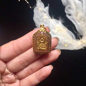 龙婆撒空坤平2543年坤贴金金壳带卡