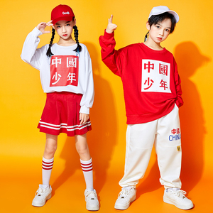 00简莞服饰旗舰店天猫中国少年说儿童演出服幼儿园爱国舞蹈服装小