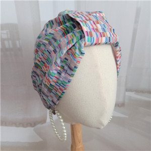 欧式中世纪复古时髦时尚撞色流苏靓丽全包头巾包头帽barbiegigi12