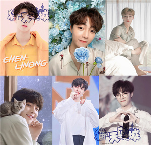 定制木质拼图500片1000片益智玩具创意礼物男明星照片拼图陈立农