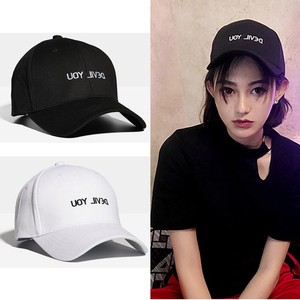 杨颖同款devil you字母棒球帽专柜高端男女黑白色鸭舌帽嘻哈百搭