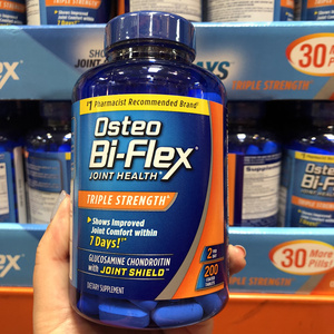 现货*美国osteo bi-flex3倍强氨糖维骨力骨胶原msm关节保健加强型