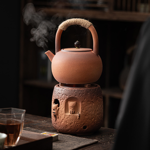 户外烧炭煮茶炉