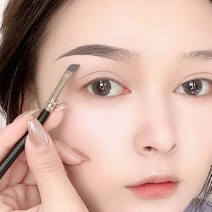 化妆刷大师系列斜角双头眉刷纤维毛眉梳螺旋刷眉毛眉粉刷子
