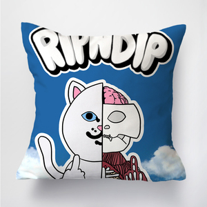 潮牌中指猫ripndip贱猫护腰汽车沙发座椅靠垫办公室腰枕便携抱枕