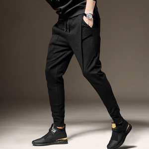 运动束脚裤男哈伦裤