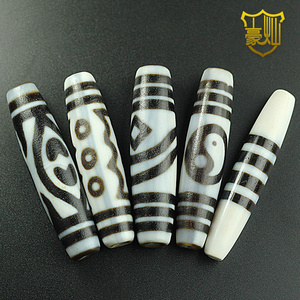 西藏老天珠包浆鱼鳞纹反线天珠太极线珠老天珠男女吊坠手把件天珠