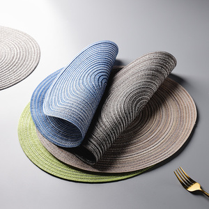 日式餐垫隔热垫圆形餐桌垫pvc杯垫碗垫子盘子垫塑料餐布垫防热垫