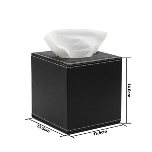 皮革纸巾盒 正方形卷纸筒创意 纸巾盒抽纸盒客厅家用商务办公定制