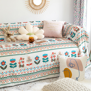 蔓越家 家用客厅沙发垫全包沙发毯沙发巾防滑盖布搭巾午睡毯