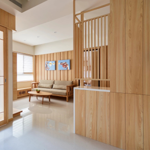 进门玄关柜客厅玄关隔断柜定制爱格板日式装饰鞋柜屏风门厅柜定制