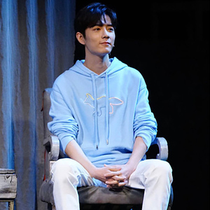 肖战同款卫衣男连帽直播小狐狸雾霾蓝色情侣装宽松潮流带帽外套秋